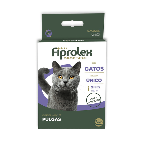 Antipulgas Ceva Fiprolex Drop Spot Para Gatos De 0.5 Ml - 1 Pipeta
