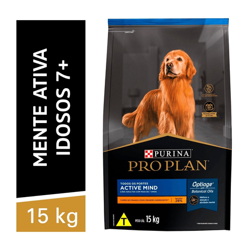 Ração Seca Nestlé Purina Pro Plan Adulto 7 Completo Para Cães - 15 Kg