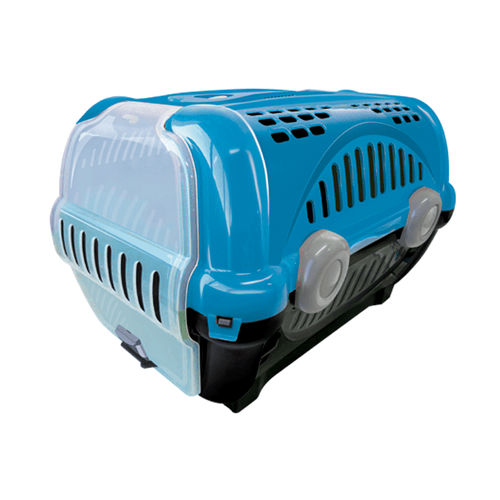 Caixa De Transporte Furacão Pet Luxo Azul - Numero 02