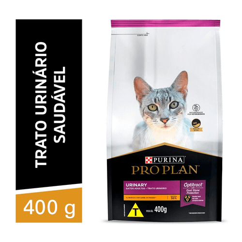 Ração Seca Nestlé Purina Pro Plan Trato Urinário Frango Para Gatos Adultos - 400 G