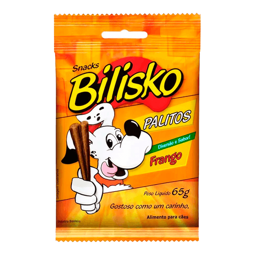 Snacks Bilisko Palito Frango Para Cães - 65g