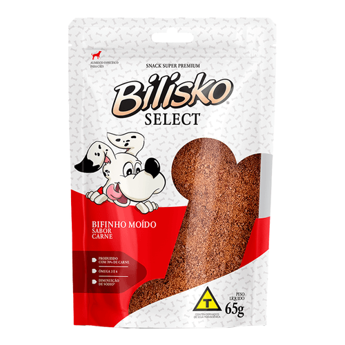 Bifinho Moído Bilisko Carne Para Cães - 65 G