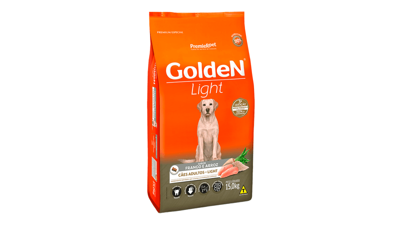 Ração Golden Light para Cães Adultos Raças Pequenas Sabor Frango e