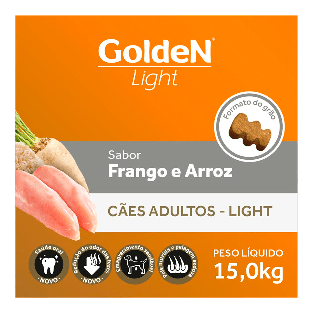 Ração Golden Light para Cães Adultos Raças Pequenas Sabor Frango e