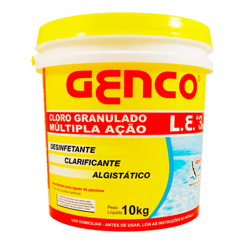 Cloro Genco Mult Acao 3 Em 1 L.e - 10kg